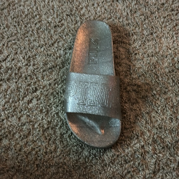 PINK glitter sparkle slides - Picture 3 of 4